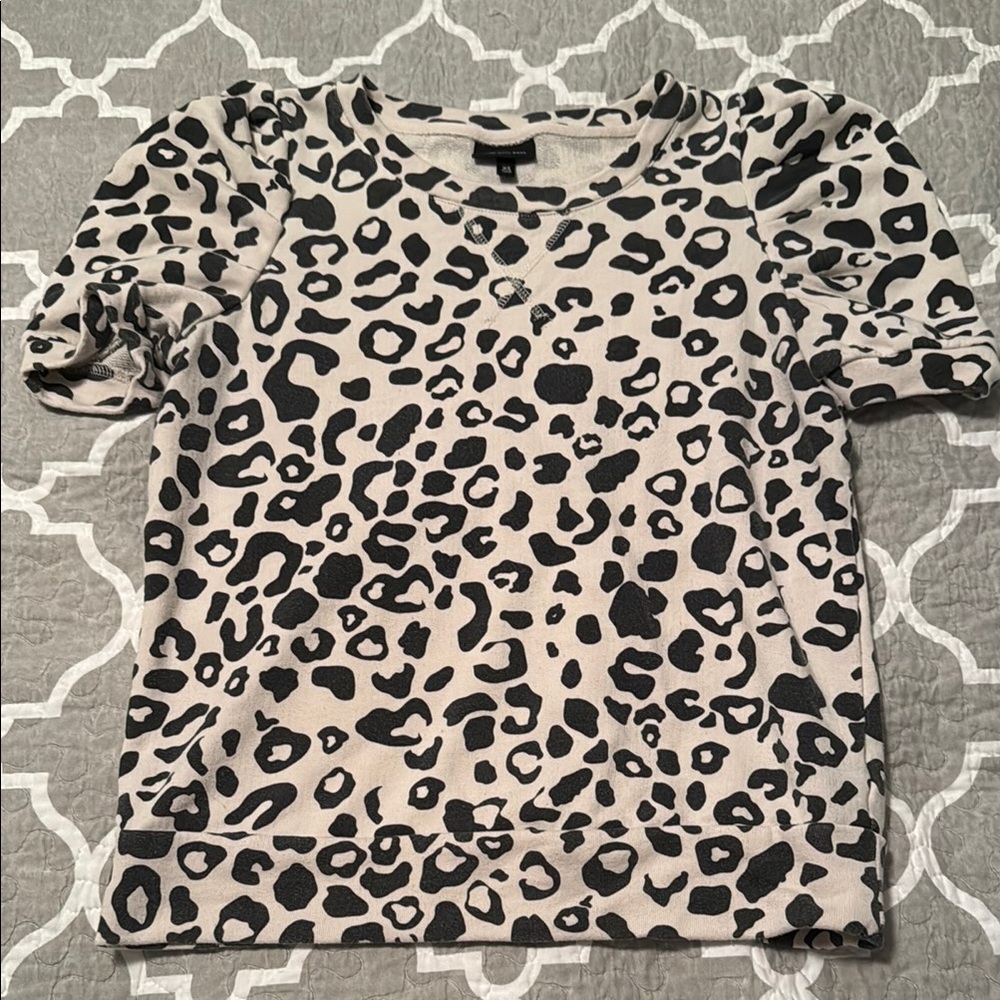 Stylish Leopard Print Women's Top